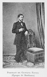 Alexandre Gustave Eiffel zur Zeit von Bordeaux, ca. 1858